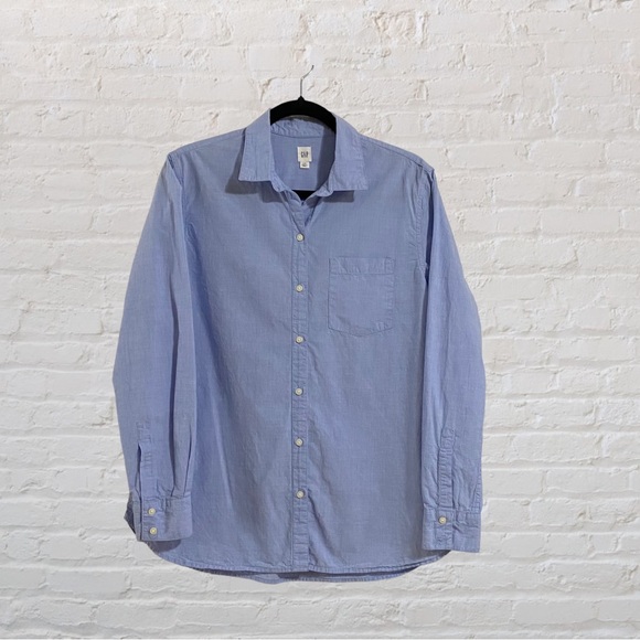 GAP Chambray Long-Sleeve Men’s Shirt - Size Small - Picture 1 of 5